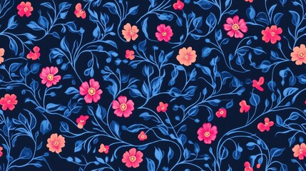 Fototapeta premium Fabric pattern and wallpaper design