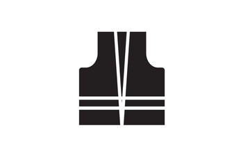 Bulletproof Vest Icon, Flat Graphic Design template elements, Reflective vest icons, Mandatory action sign, isolated on transparent background, used for mobile app, web site and ui.