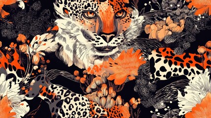 Animal inspired pattern design for textile prints