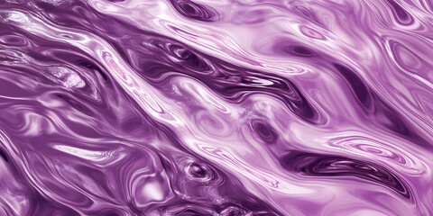 Obraz premium purple metal liquid texture. abstract background in the form of liquid shiny violet metal. glossy chrome texture. 3D rendering