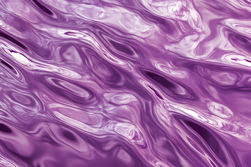 purple metal liquid texture. abstract background in the form of liquid shiny violet metal. glossy chrome texture. 3D rendering