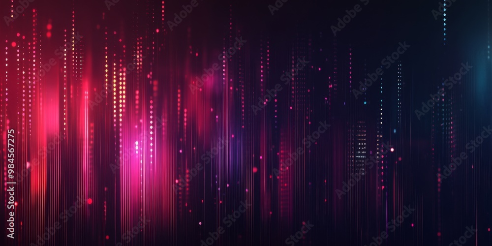 Poster this vibrant digital background features immersive colors and intricate patterns, ideal for themes r
