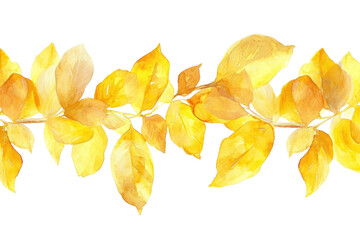 Fototapeta premium PNG Gold leaves plant petal leaf.
