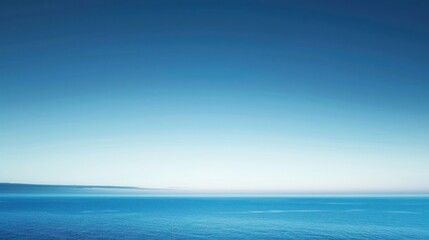 Obraz premium Tranquil Ocean Horizon
