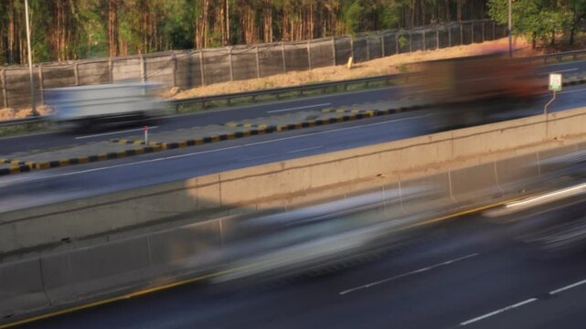 Traffic Video Slow Shutter Effect