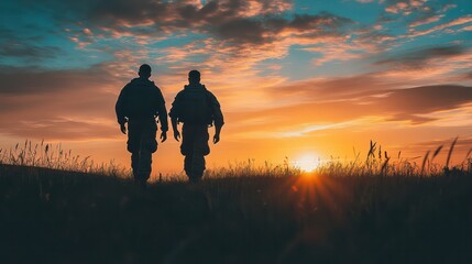 Friendship in military service, illustrating camaraderie and loyalty forged in challenging situations