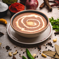 Indian food dal makhani