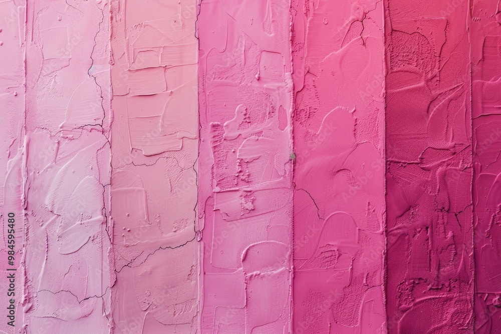 Poster close-up of a wall with various colors of paint, ideal for use in design and art projects