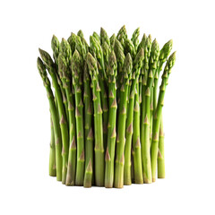 Dynamic asparagus with PNG. Generative AI