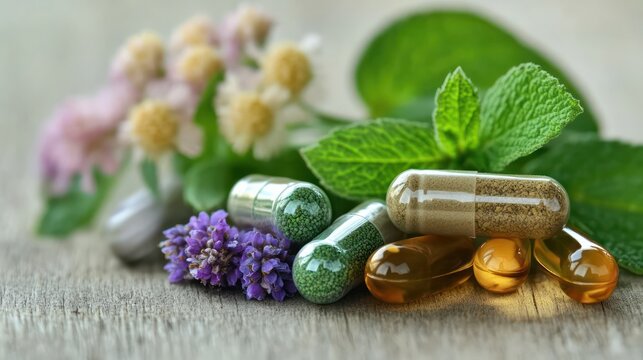 Herbal supplements for hypertension, promoting natural health remedies