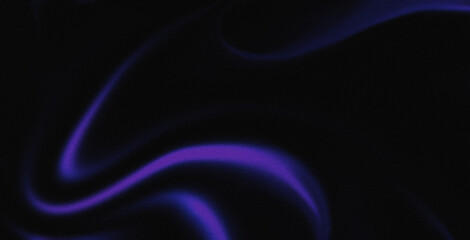 Grainy dark background with glowing purple and blue curved lines, perfect for futuristic, technology, and abstract design concepts. Ideal for sci-fi themes and high-tech visual projects