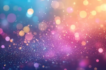 Vibrant abstract vintage background featuring a shimmering glitter illustration