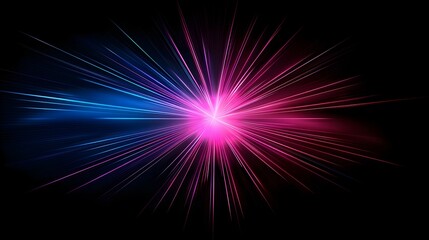 Vibrant Neon Starburst Effect for Dynamic Product Displays and Conceptual Backgrounds