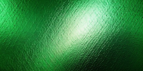 Emerald green metallic background texture.