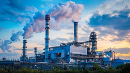 Obraz premium Skyline factory