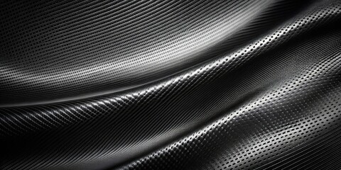 Onyx black metallic background material.