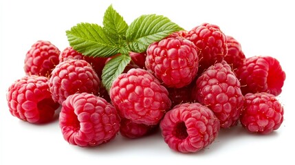 Raspberry with background