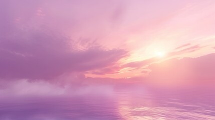 Obraz premium Pink Sunset Clouds