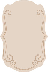 
Richly decorated decorative frame with scrollwork.