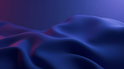Obraz premium Elegant fabric folds with purple tones and soft lighting effects