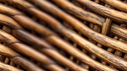 Wicker furniture providing texture and background