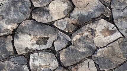 Cracked stone texture resulting from natural elements