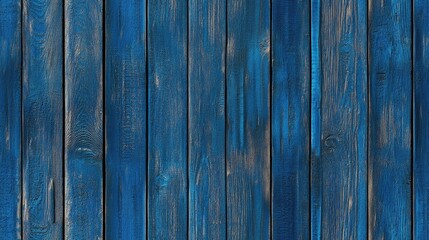 Fototapeta premium Blue wooden texture background with panel design