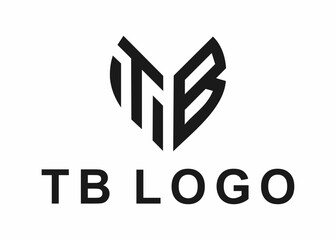 letter tb logo, design, vector, illustration, creative icon, template