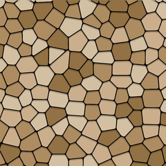 The contour pattern of the mosaic. The idea of a stained glass window, masonry walls or fences. The outline for coloring the mosaic. Simple background