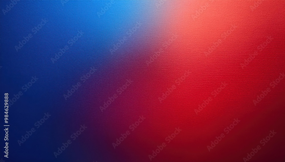 Aufkleber vibrant gradient texture: smooth blue to red transition background with subtle grainy surface for di