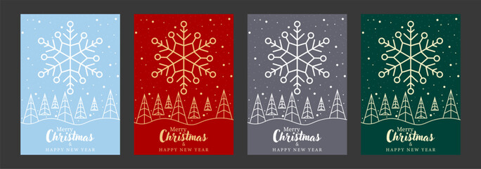 Merry Christmas and Happy New Year. A luxurious background with a festive design. Template for postcards, banners, posters and creative ideas