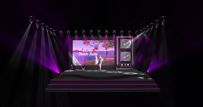 3D Stage for event 