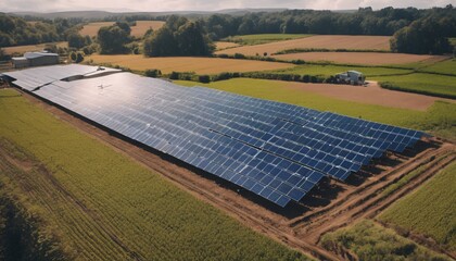 Sustainable energy powers farming and homes solar cell