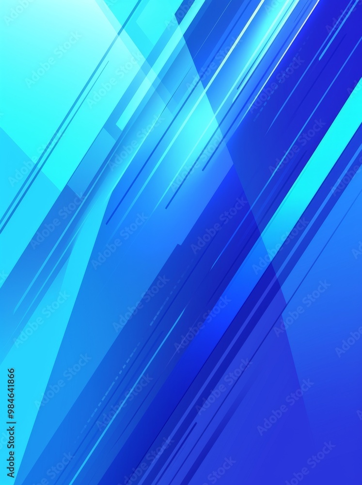 Poster elegant blue background with diagonal lines and gradient. simple vector graphic design for corporate