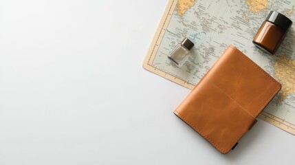 Wanderlust Adventure - Exploring the World Through Maps and Journals