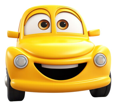 recommend clip art: PNG Yellow car vehicle cartoon white background.