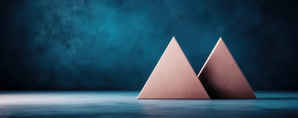 Triangulation concept in digital marketing, with three key metrics connected by triangular lines Marketing triangulation, Data analytics