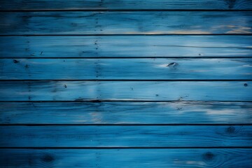 Obraz premium Blue background of wooden texture