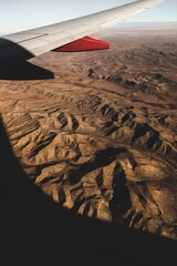 view from airplane window