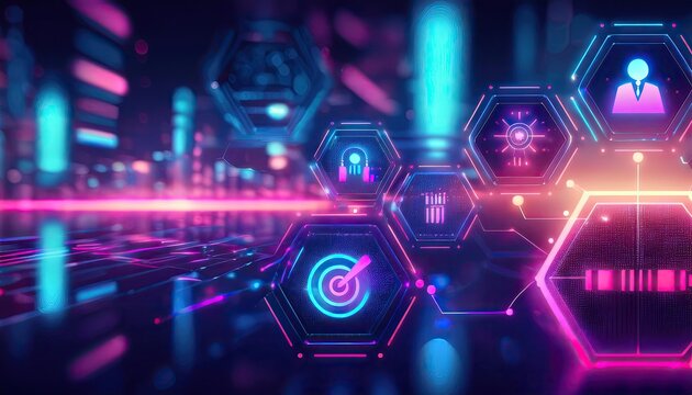 Concepts of business, technology, the internet, and networks