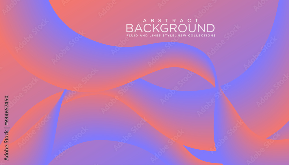 Poster modern abstract vector background. fluid shapes and lines colorful badges graphic elements