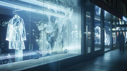 A fashion marketing campaign where customers receive garments that change appearance based on the time of day, creating a continuous, evolving advertisement