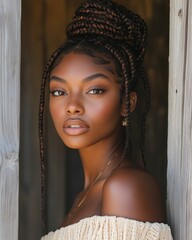 Empowering High-Quality Portraits of Black Women in Various Settings for Diverse Uses