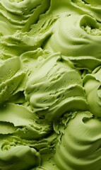 Fototapeta premium Matcha ice cream background texture