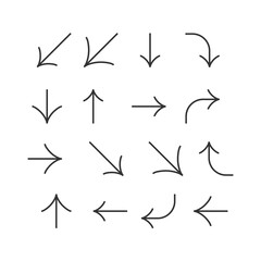 Diverse Arrow Set: Versatile Vector Designs for Every Need.