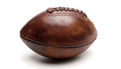 Rugby ball isolated on white background