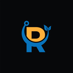 Modern Abstract Technology Logo With Letter R