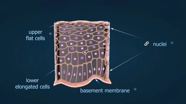 Non-keratinised stratified squamous epithelium