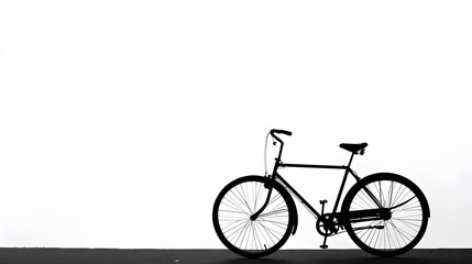 Obraz premium Minimalist bicycle silhouette