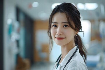 Confident Healthcare Professional in a Modern Medical Setting